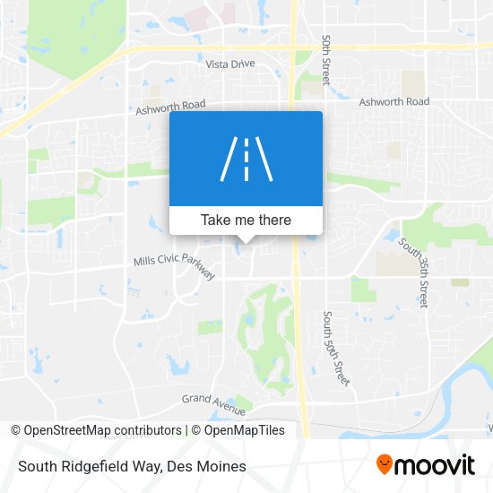 South Ridgefield Way map