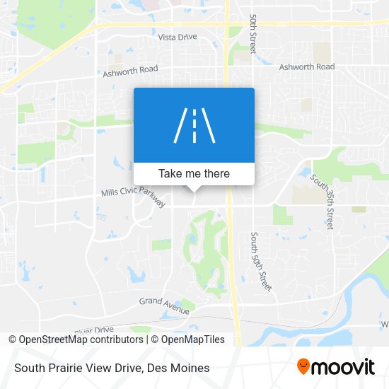 Mapa de South Prairie View Drive