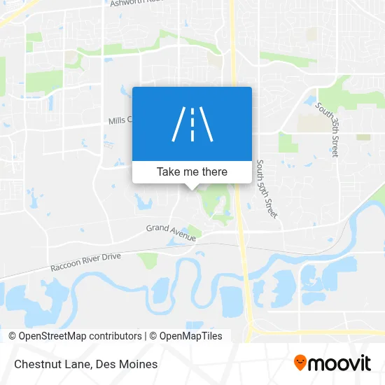 Chestnut Lane map