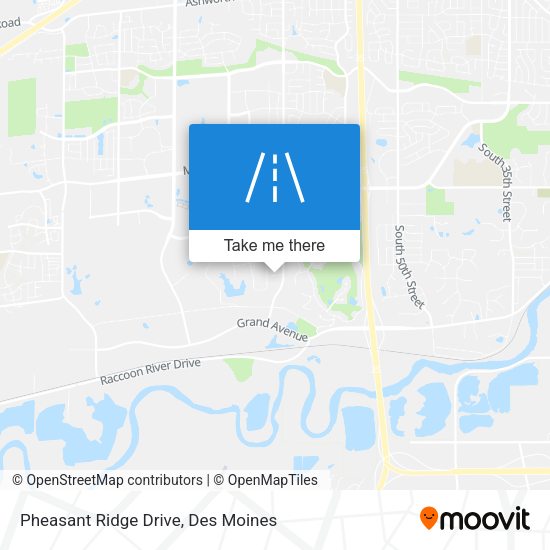 Pheasant Ridge Drive map
