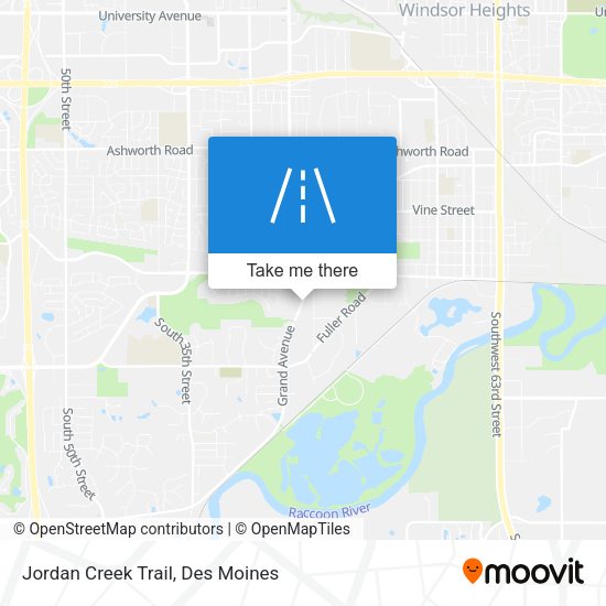 Mapa de Jordan Creek Trail