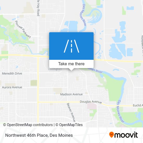 Northwest 46th Place map
