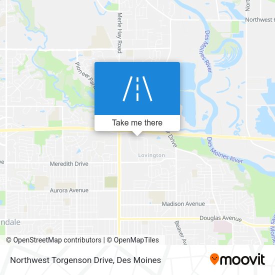 Mapa de Northwest Torgenson Drive