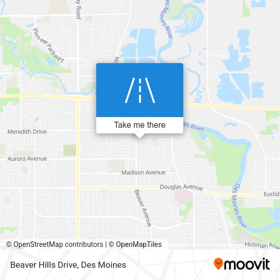 Mapa de Beaver Hills Drive