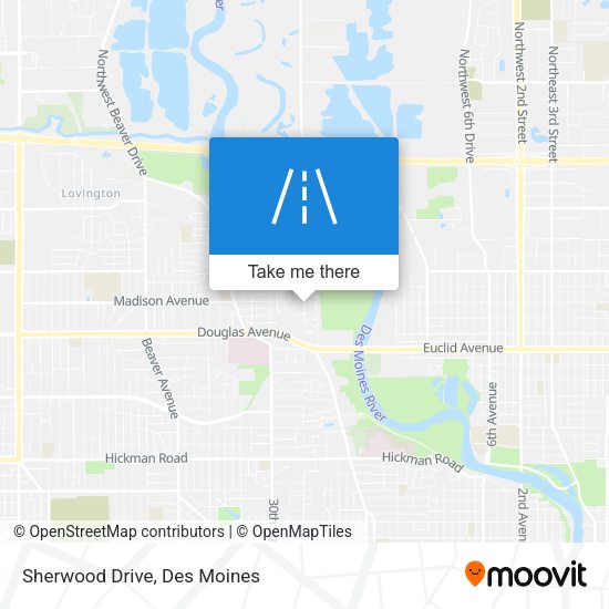 Sherwood Drive map