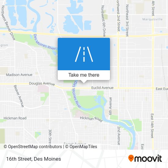 Mapa de 16th Street