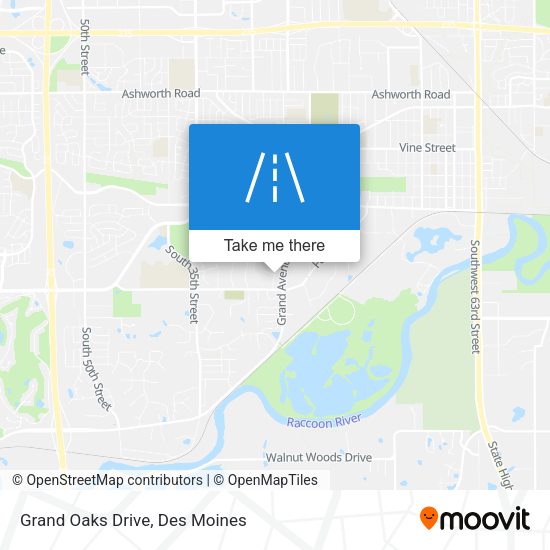 Grand Oaks Drive map