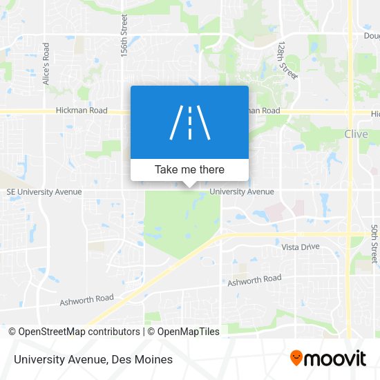 Mapa de University Avenue