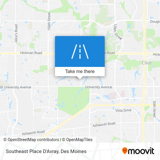 Mapa de Southeast Place D'Avray