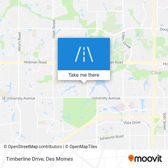 Mapa de Timberline Drive