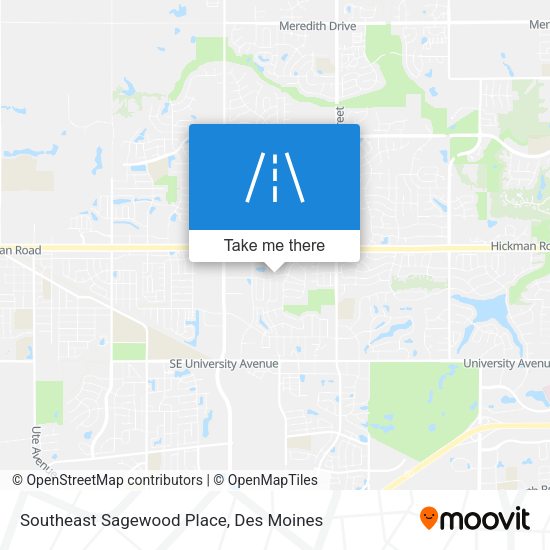 Southeast Sagewood Place map