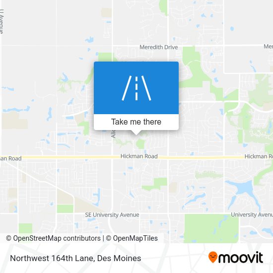 Mapa de Northwest 164th Lane