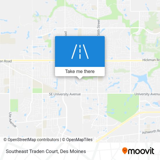 Southeast Traden Court map