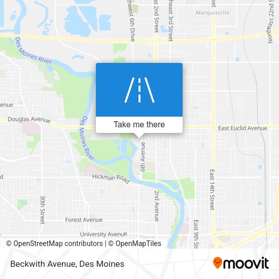 Beckwith Avenue map