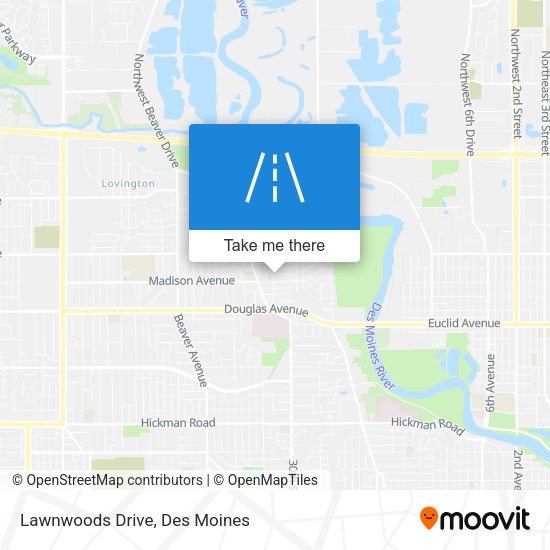 Lawnwoods Drive map