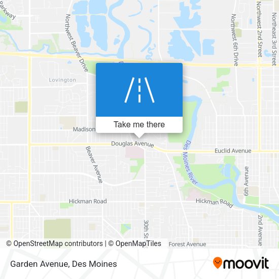 Mapa de Garden Avenue