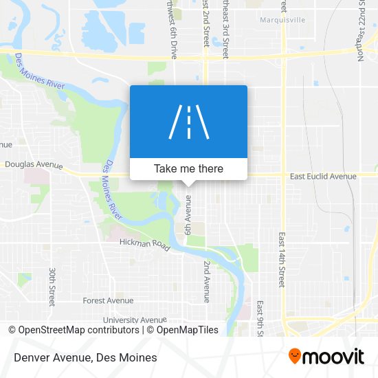 Denver Avenue map