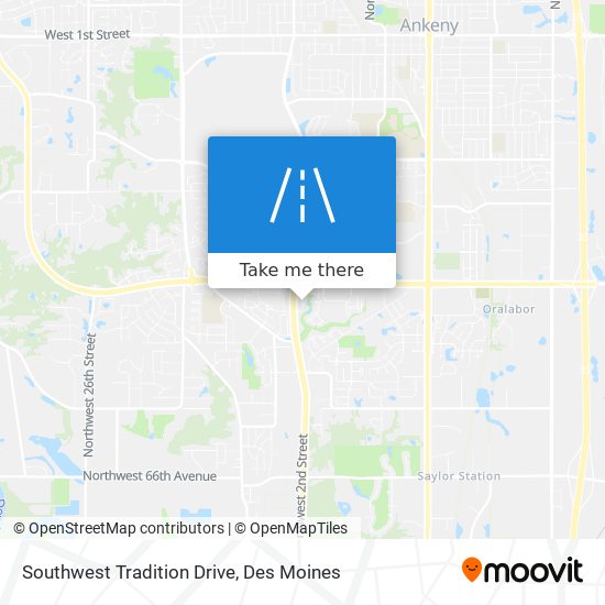 Southwest Tradition Drive map