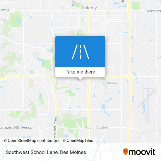 Mapa de Southwest School Lane