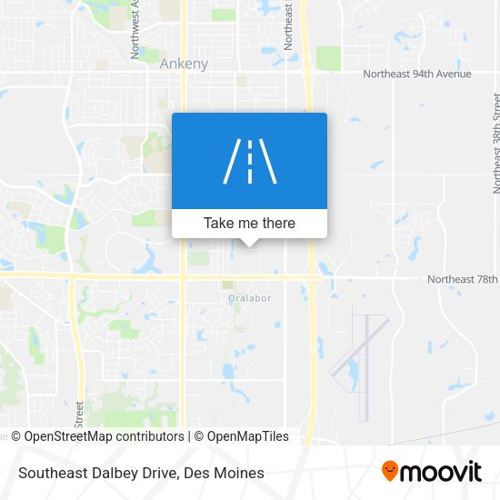 Southeast Dalbey Drive map