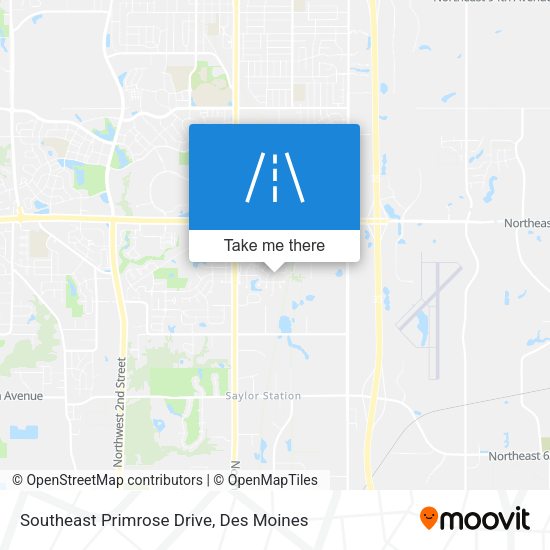 Mapa de Southeast Primrose Drive