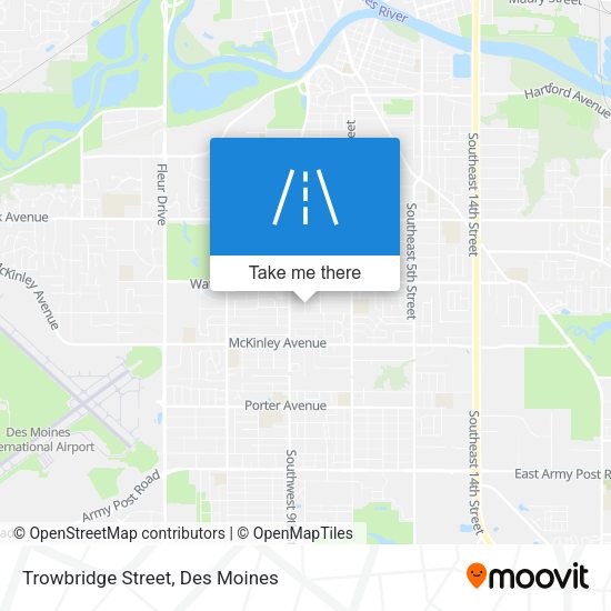 Mapa de Trowbridge Street