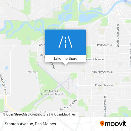 Mapa de Stanton Avenue
