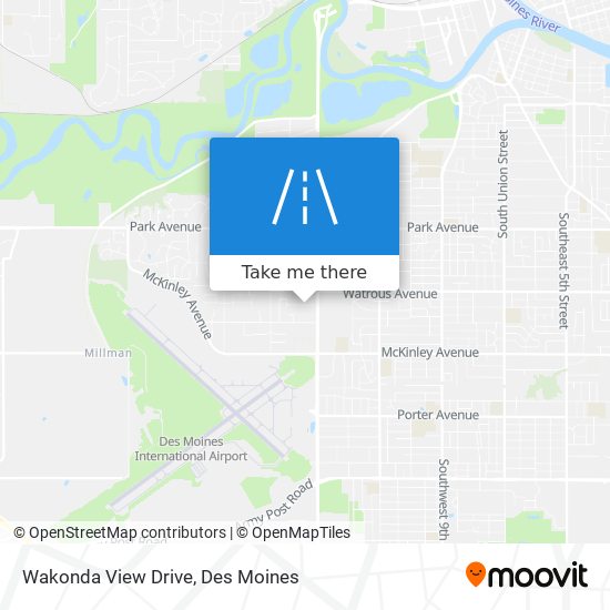 Wakonda View Drive map