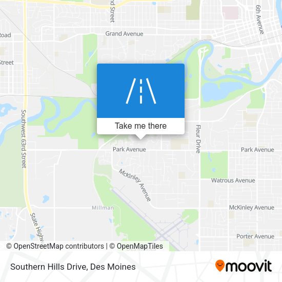Mapa de Southern Hills Drive