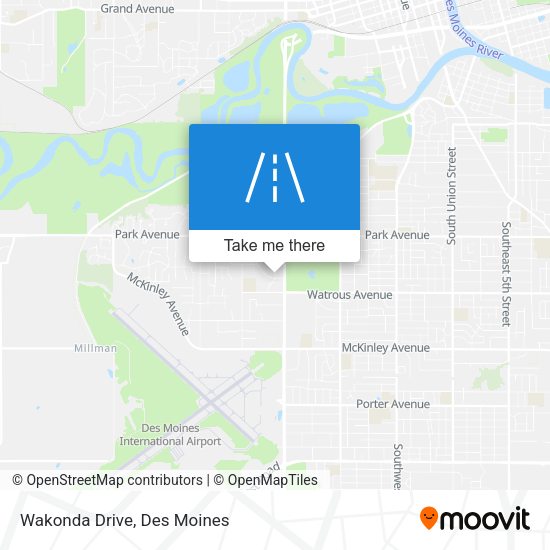 Wakonda Drive map