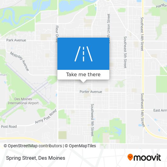 Spring Street map