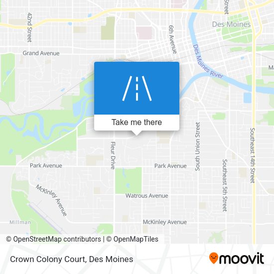 Mapa de Crown Colony Court