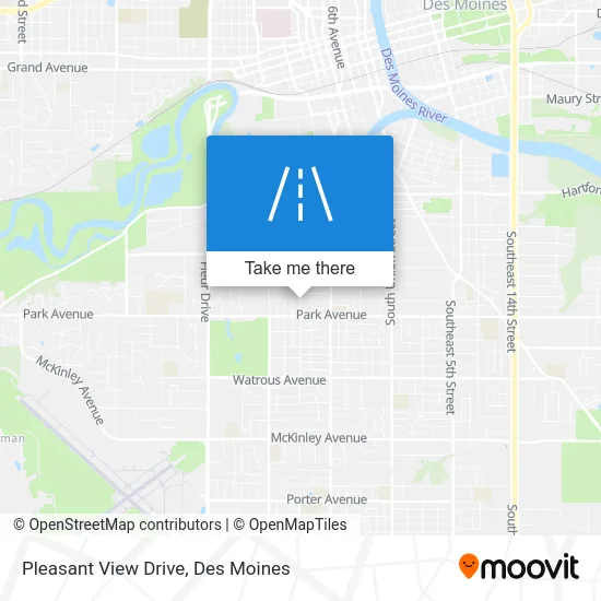 Pleasant View Drive map