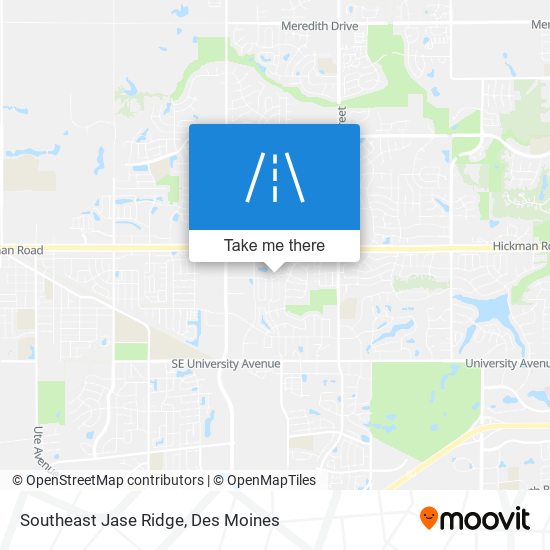 Mapa de Southeast Jase Ridge