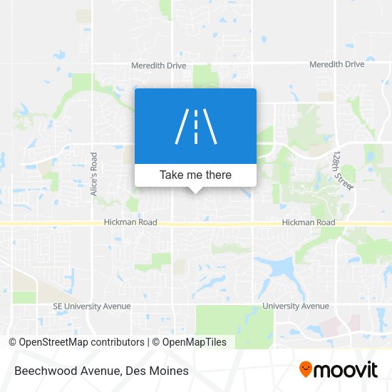 Mapa de Beechwood Avenue