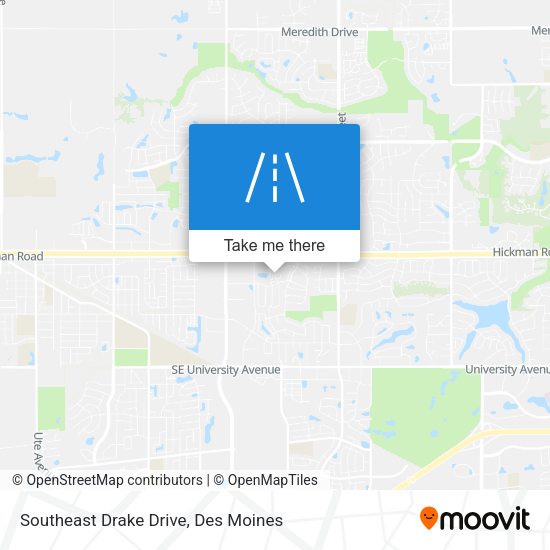 Southeast Drake Drive map