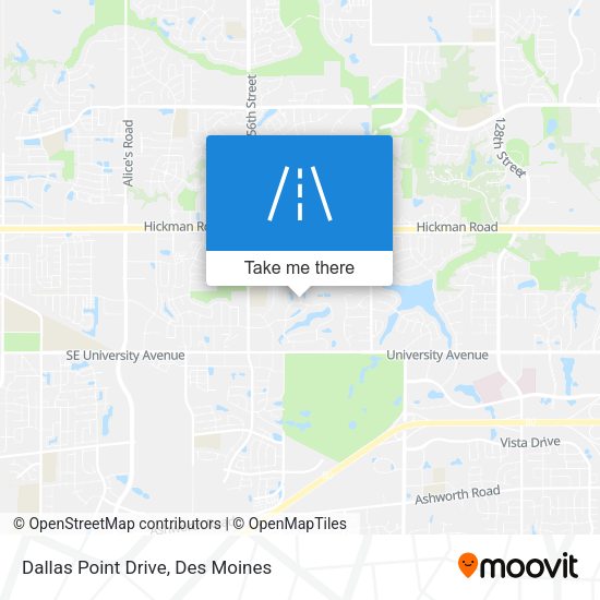 Dallas Point Drive map