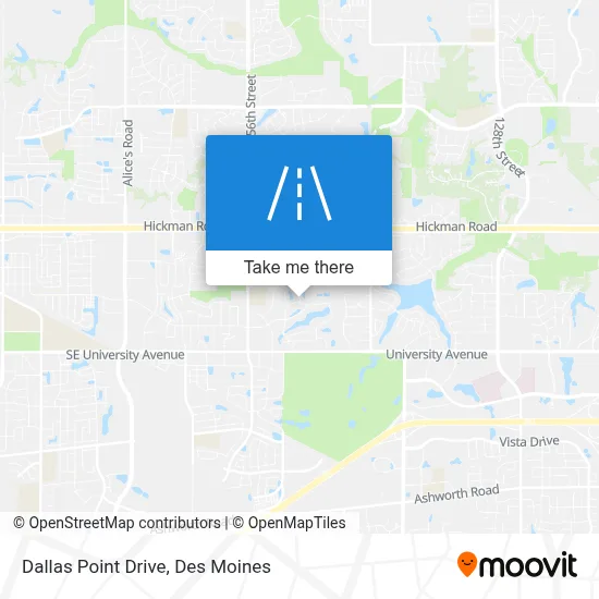 Dallas Point Drive map