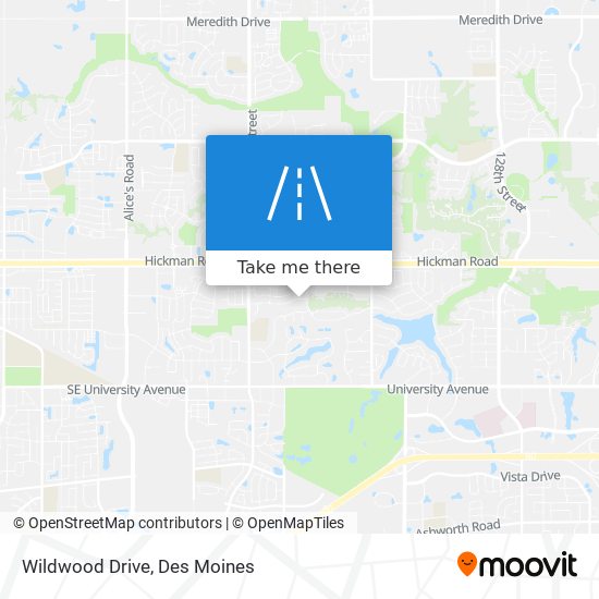 Wildwood Drive map