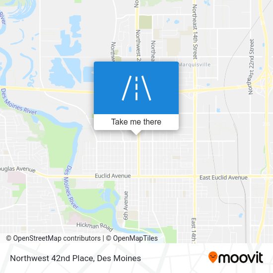 Mapa de Northwest 42nd Place