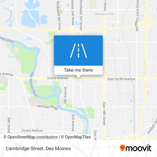 Mapa de Cambridge Street