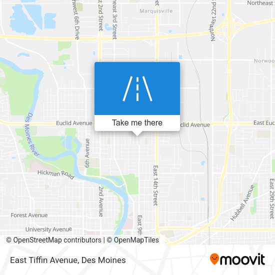 East Tiffin Avenue map