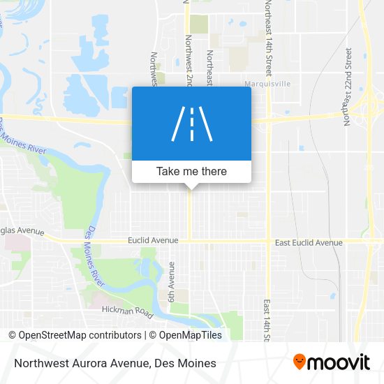 Northwest Aurora Avenue map