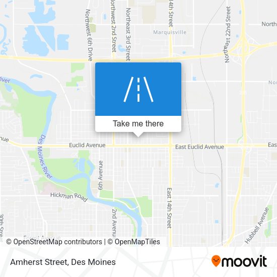 Amherst Street map