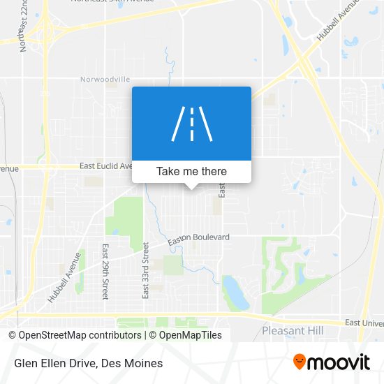Glen Ellen Drive map