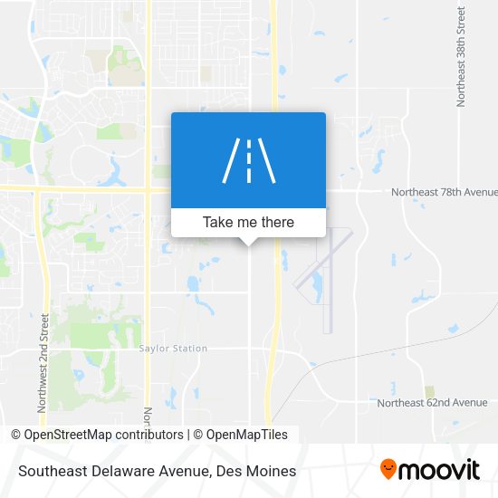 Mapa de Southeast Delaware Avenue