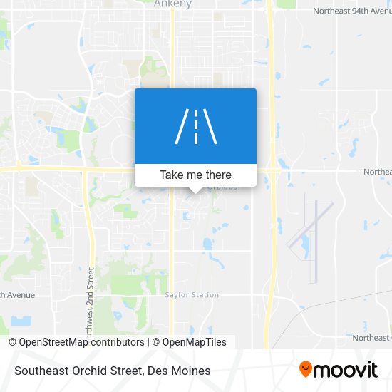 Mapa de Southeast Orchid Street