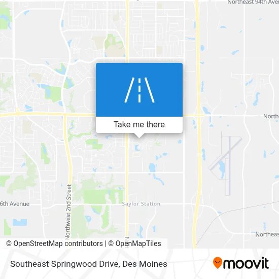 Southeast Springwood Drive map