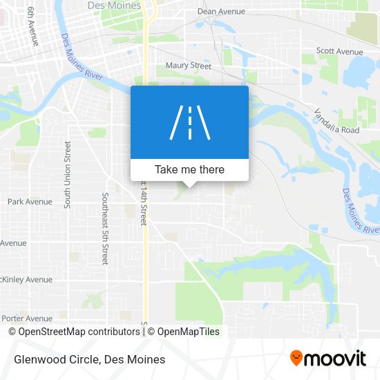 Glenwood Circle map
