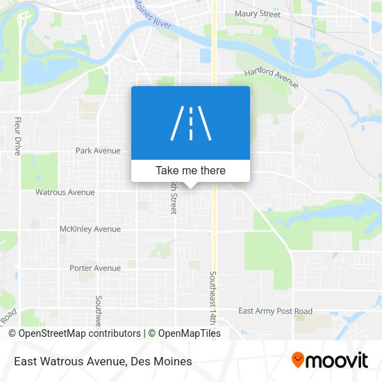 East Watrous Avenue map